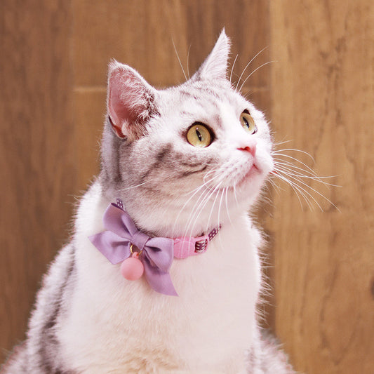 Cat Bow Collars Bell